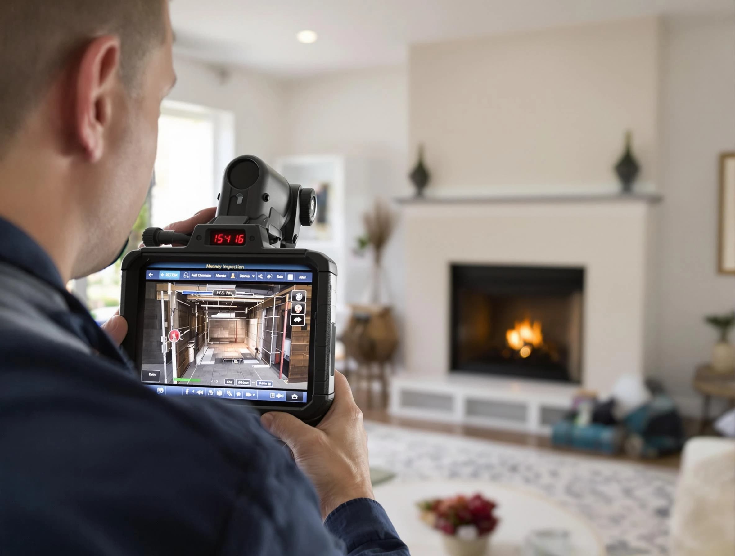 Cave Creek Chimney Sweep conducting a thorough chimney inspection in Cave Creek, AZ