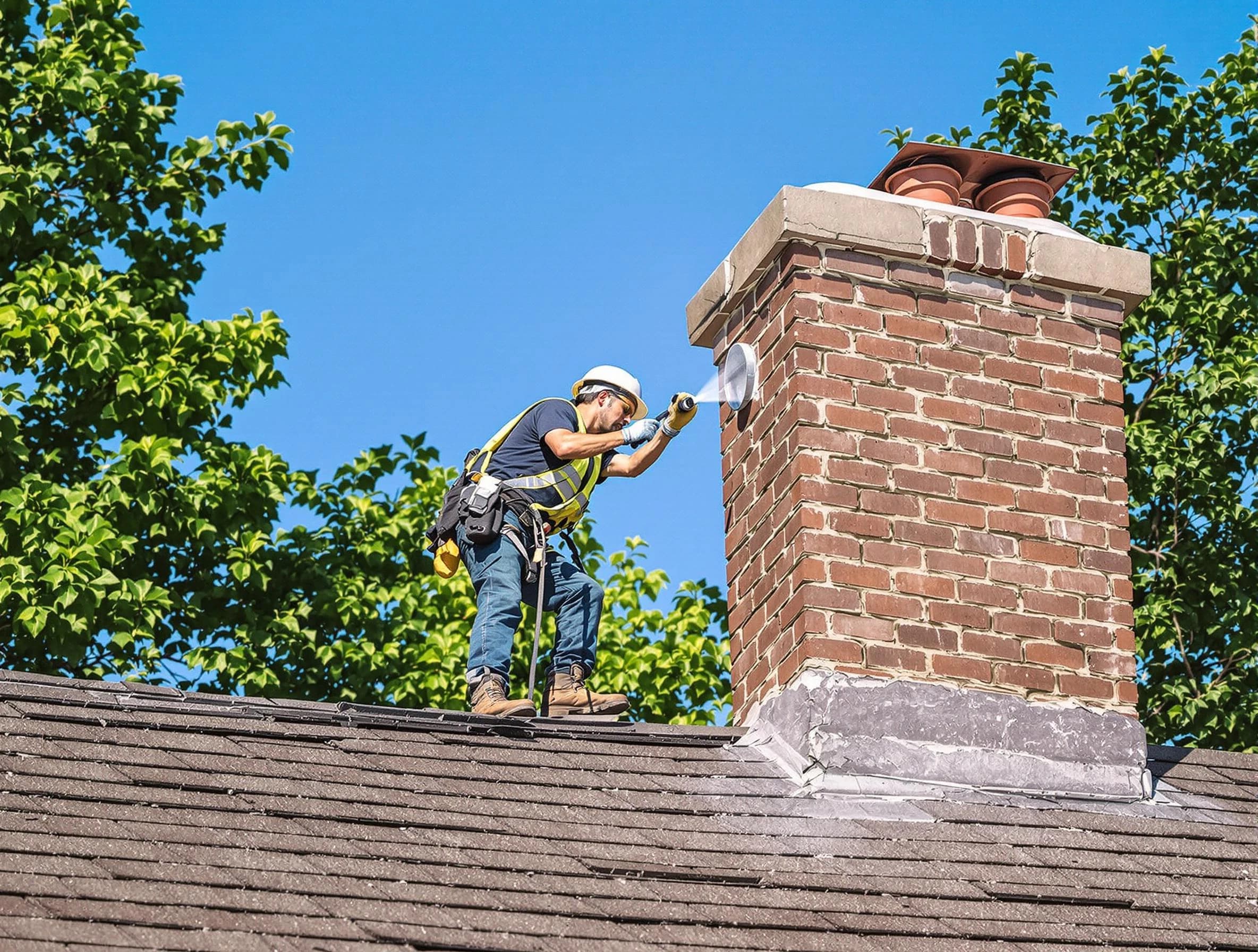 Cave Creek Chimney Sweep performing an inspection with advanced tools in Cave Creek, AZ