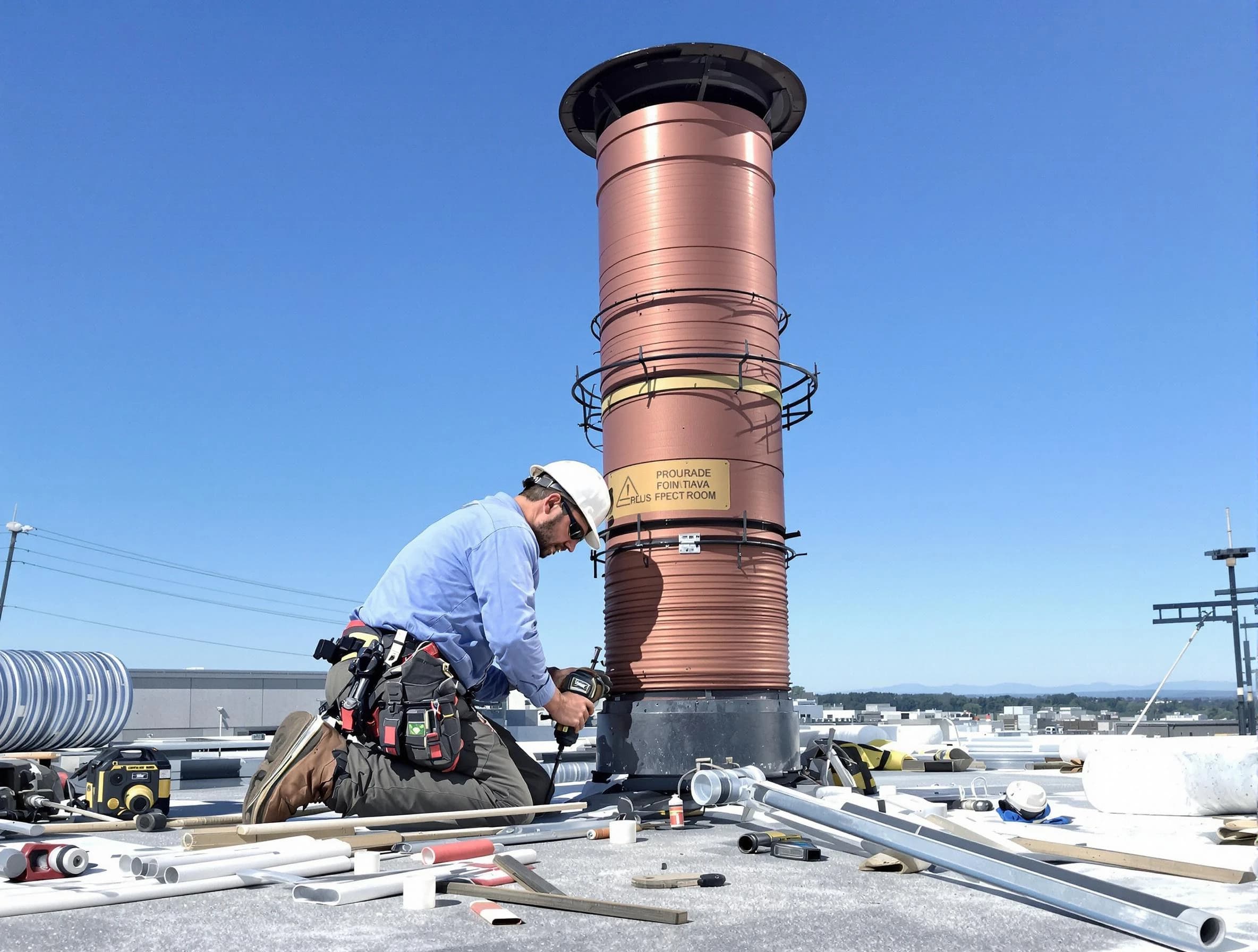 Installed chimney liner by Cave Creek Chimney Sweep in Cave Creek, AZ