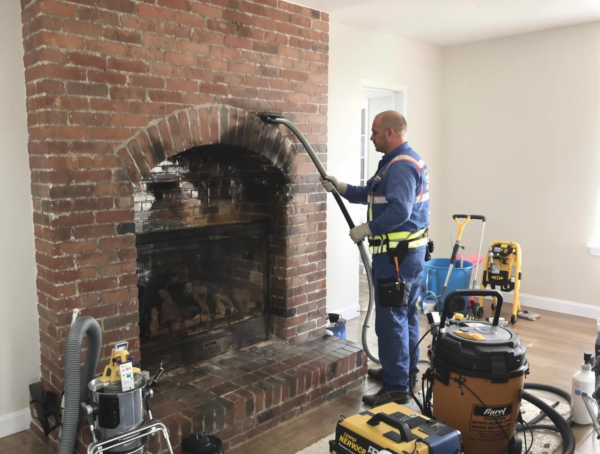 Cave Creek Chimney Sweep expert performing detailed chimney sweep in Cave Creek, AZ