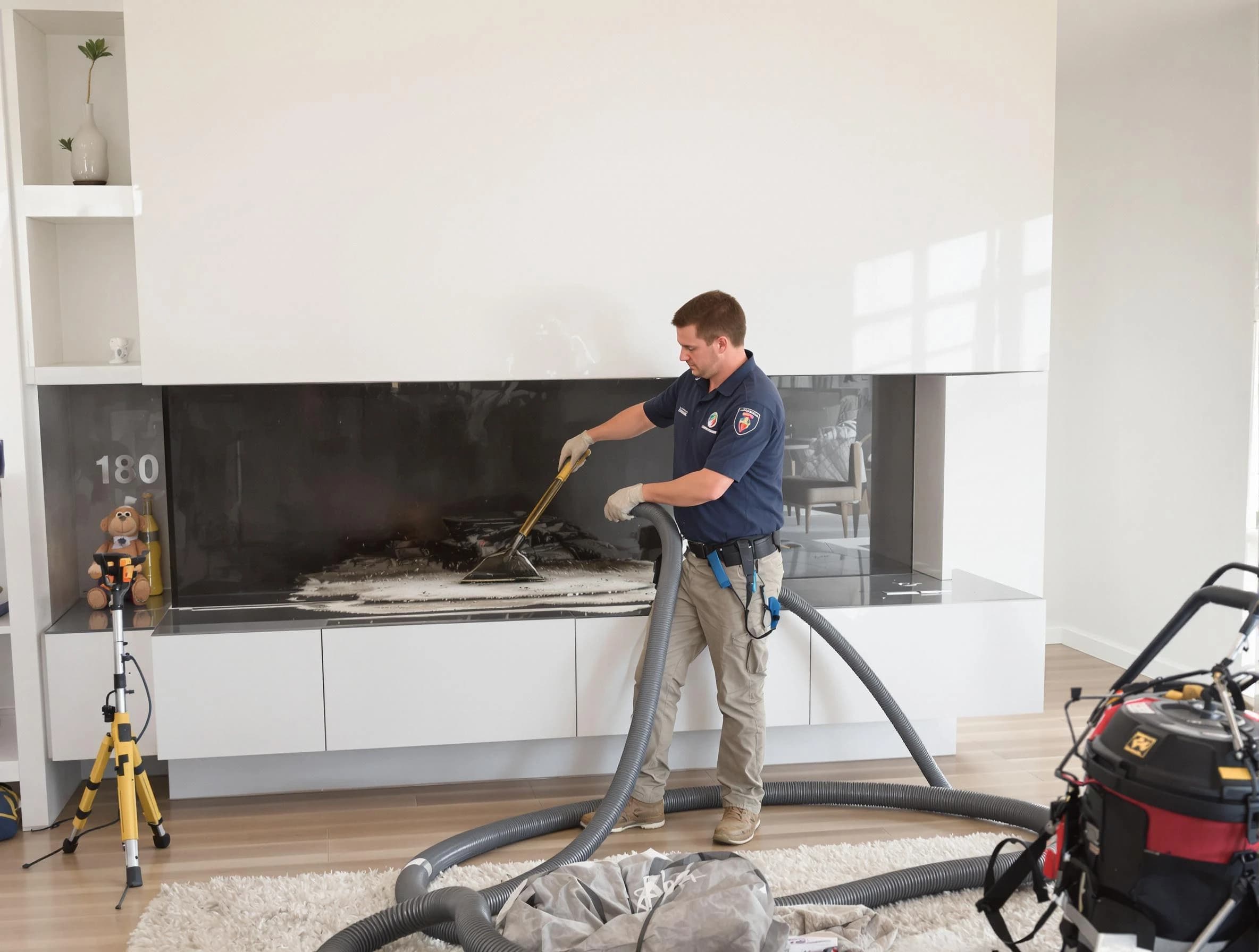 Cave Creek Chimney Sweep technician providing chimney sweeping services in Cave Creek, AZ